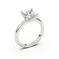thumbnail image 3 of BEST Jewel 1.6 Ct Princess Cut Moissanite Engagement Ring - 14K White Gold Plated Women's Wedding Ring - Timeless Solitaire Ring for Special Occasion - Bridal Ring Ladies - Ring For Women, 3 of 4