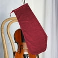 thumbnail image 6 of Almencla Violin Cover, Violin Carrying Bag, Musical Instrument Guard Organizer Home Musical Instrument Dust Cover Case, red, 6 of 8