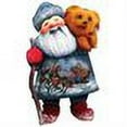 thumbnail image 2 of G.Debrekht 821445 Woodcarving Ode For The Holidays 7 in. - Woodcarved Santa, 2 of 2
