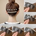 thumbnail image 3 of Crystal Flowers Comb Bangs Hair Clip for Women Braid Broken Hairpin Inserted Comb Pressure Pin Girls Hair Accessories Jewelry, 3 of 9