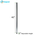 thumbnail image 2 of AmGood 42 in. Galvanized Steel Work Table Legs | Pack of 4, 2 of 5