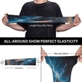 thumbnail image 5 of Uemuo Lonely Night Sky Wolf Printed Arm Sleeves, Cooling UV Sun Protection Sports Compression for Men/Women, 5 of 8