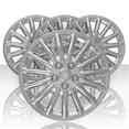 thumbnail image 2 of Set of Four 15" Chrome ABS 15 Spoke Hubcap Wheel Covers (Metal Clip Retention), 2 of 2
