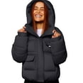thumbnail image 5 of Pyhlmscde Women's Casual Mid Waisted Thick Warm Puffer Jacket, Puffer Coat Women, Winter Coats for Women, Womens Winter Jacket, 5 of 6