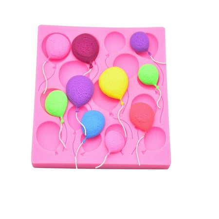 

Mnycxen 3D Balloon Pattern Silicone Mold Fondant Cake Decor Tool Chocolate Mold Mould