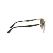 Ray-Ban Sunglasses for Men and Women with Case for UV Protection, Black on Arista, Size 59