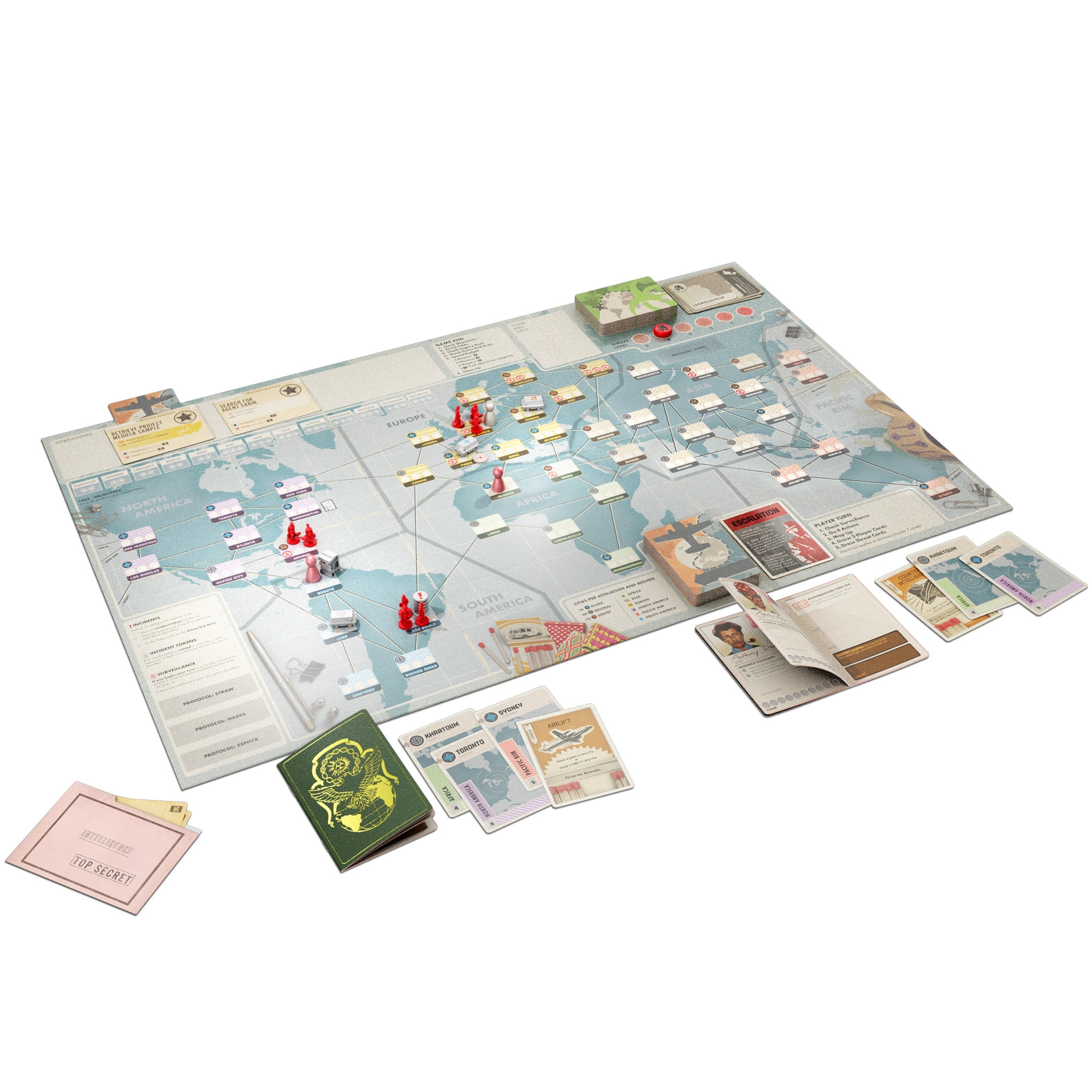 Pandemic Legacy Season 0 Cooperative Board Game by Asmodee for Ages 14+