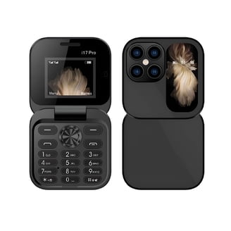VOCA Mobiele telefoon voor senioren, V140, 4G, ontgrendeld, groot display, voorspellende tekst, SOS-knop, compatibel met gehoorapparaten, melding van sms-batterij, zwart