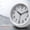 White, variant on TIMESS Bathroom Clock, 6.5 in Water-Resistant, Battery Operated, White