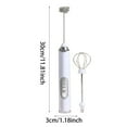 OPPae Electric Whisk Frother Milk Frother Electric Whisk with 25