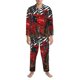 thumbnail image 3 of Fotbe tractor Pijama de Hombre con Estampado de Manga Larga, Conjunto de 2 Piezas, Ropa de Dormir Suave y Cómoda con Bolsillos-Small, 3 of 7