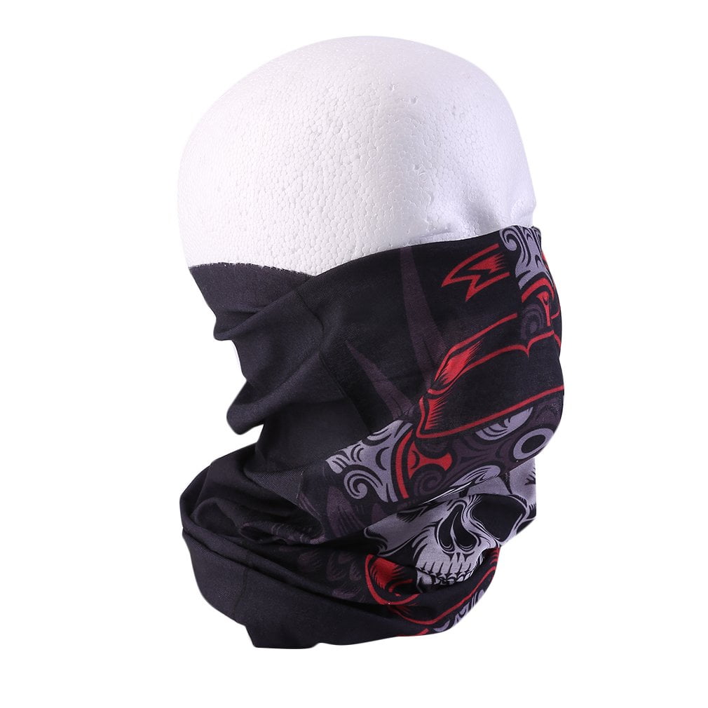 Sports Festivals Tivolii Seamless Face Mask Bandanas Scarf Multifunctional Climb Magic Skull Winter Outside Face Mask Snowboard Unisex Scarves for Dust Outdoors