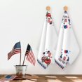 thumbnail image 5 of zeyuuu Happy 4th of July Kitchen Towels Dish Towels Set of 2, 18x26 Inch Red Truck Gnome Kitchen Decor Drying Dishcloth, Festival Airball Firework Independence Day Gnome Decoration Hand Towels, 5 of 6
