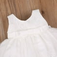 thumbnail image 4 of Robe de Demoiselle d'Honneur Princesse Été Tutu Anniversaire Fête Robes Baptême Dentelle Mariage Enfants Robe de Soirée Formelle 18-24 Mois, 4 of 6