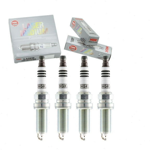 4 pc NGK Laser Iridium Spark Plugs compatible with Toyota Corolla 1.8L L4 2015-2019
