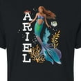 thumbnail image 3 of Disney - Ariel in Water - Juniors Cropped Cotton Blend T-Shirt, 3 of 5