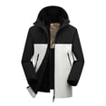 thumbnail image 2 of Unir Detachable Lined Winter Jacket for Women, Hooded Full Zip, Windproof Water-Resistant Outdoor Hiking Coat, 1 Piece, S-XXXL, Plus Size Friendly, 2 of 3