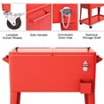 thumbnail image 6 of GIVIMO 80 Quart Outdoor Patio Rolling Steel Construction Cooler, 6 of 10