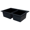 thumbnail image 3 of Transolid 33" x 22" Top Mount Dominica Ragusa Granite Kitchen Sink, Available in Various Colors, 3 of 6