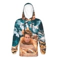 thumbnail image 7 of Ben Azelart Stay Wild Hoodies Pullover For Boys Girls 3d Printed Hooded Sweatshirt Long Sleeves Large, 7 of 7