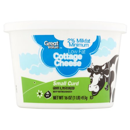 Great Value 2 Lowfat Cottage Cheese Walmart Com