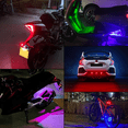 thumbnail image 5 of 2pcs Mini Luz Led Estrobo Funciones Fija Moto Auto Bicicleta Lab.G,  Negro, 5 of 5
