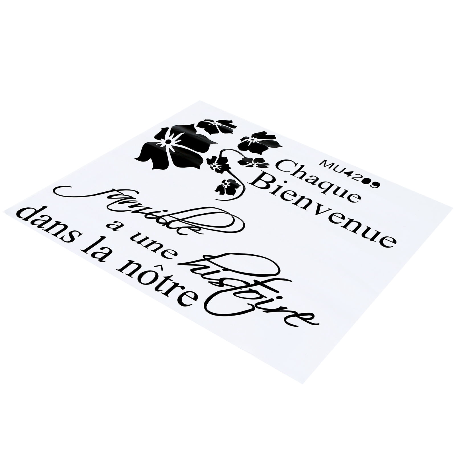 PVC Wall Decal, Wall Sticker, Stylish Patterns Flower Wall Sticker For