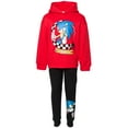 thumbnail image 5 of SEGA Sonic The Hedgehog Fleece Pullover Hoodie and Pants Outfit Set Little Kid to Big Kid, 5 of 5