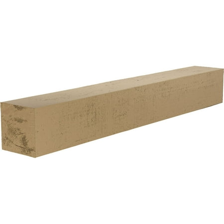 

Ekena Millwork 6 H x 6 D x 48 W Rough Cedar Faux Wood Fireplace Mantel Natural Pine