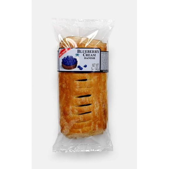Bon Appetit Blueberry Danish, 5 oz - Delicious Fruit Pastry (Pack of 8)