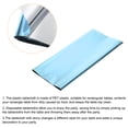 thumbnail image 4 of Uxcell 3 Pack Light Blue Disposable Plastic Tablecloths 54 Inch x 108 Inch Shiny Table Covers for Birthday Parties, 4 of 6