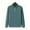 #104-Mint Green, variant on Donemore Men's Solid Color Casual Long Sleeve Stand Collar Zipper Thermal Polyester Top