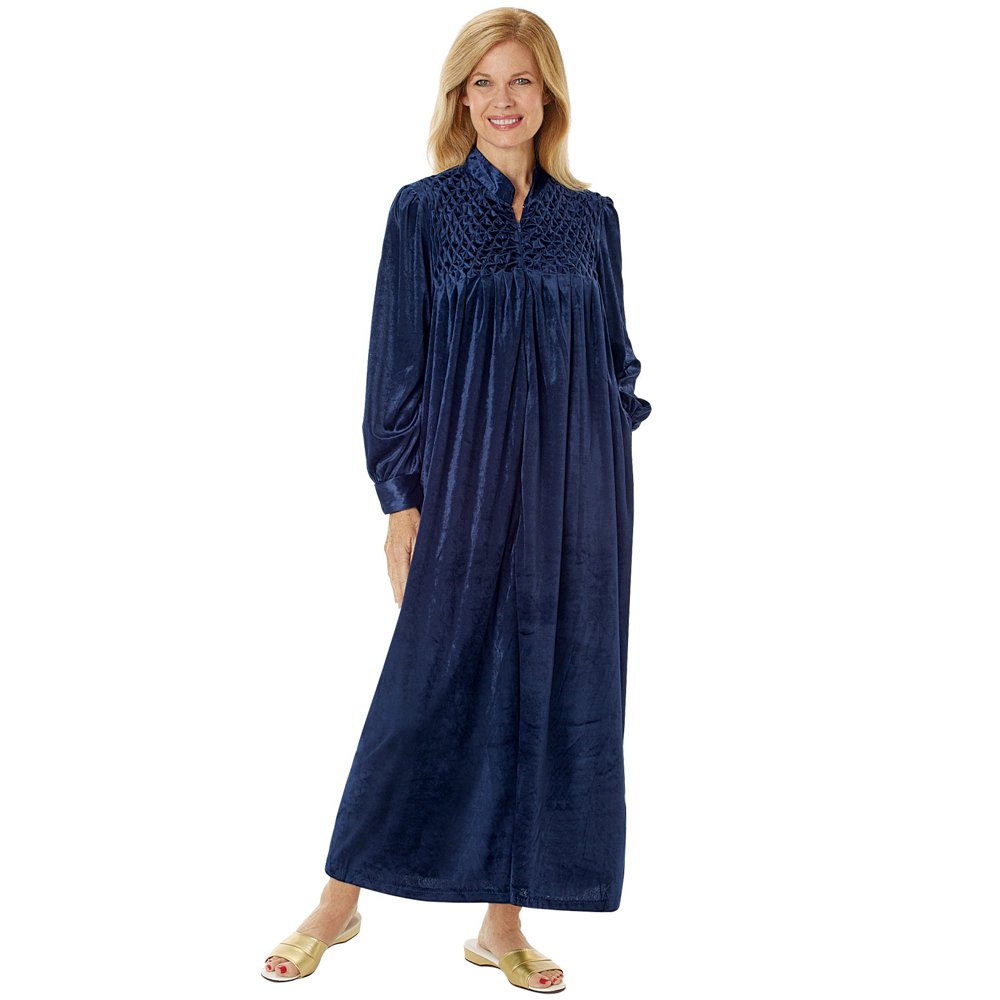Carol Wright Gifts Long ZipFront Robe