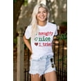 thumbnail image 5 of Christmas Naught Nice I Tried Hearts Graphic T Shirt Men or Women Brisco Brands S, 5 of 6