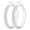 Silver-50mm, variant on YOUNGYUE 14K Gold Plated Hoop Earrings for Women Lightweight Hypoallergenic Large Hoop Earrings for Women Gift