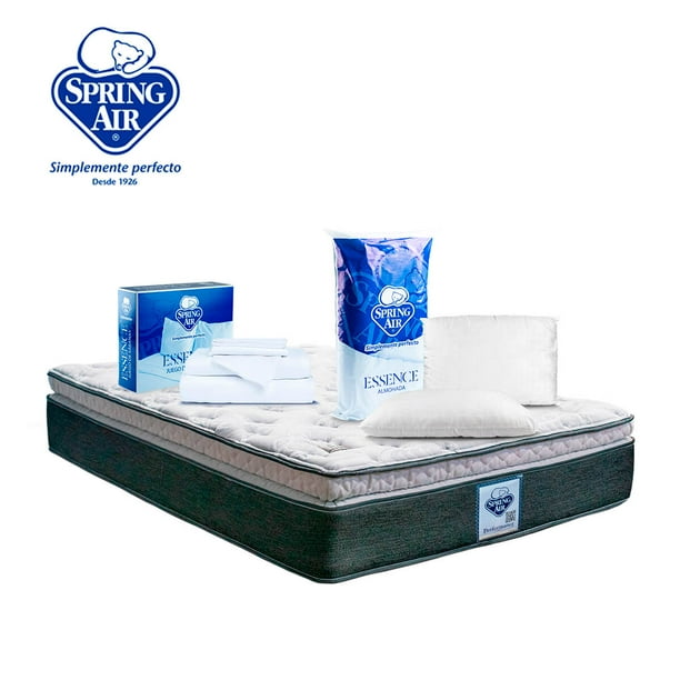 Colchon Individual Almohada Sabanas Spring Air Sleeper Walmart en linea
