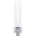 thumbnail image 2 of Sylvania 20671 4-Pack CF13DD/E/835/ECO 13-Watt Double Tube Compact Fluorescent Light Bulb, 3500K, 900 Lumens, 82 CRI, 4-Pin G24q-1 Base, 2 of 2