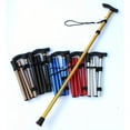 thumbnail image 3 of BIQIANWO Stick Hiking Trekking Poles Trail Ultralight 4 Section Adjustable Canes Aluminum Alloy Folding Stick, 3 of 10