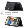 thumbnail image 4 of Detachable Wallet Case for Google Pixel 6 Pro 5G 2021, Allytech PU Leather Credit Card Slot Holder Kickstand Flip Magnetic Snap 2 in 1 Functional Wallet Case for Pixel 6 Pro (6.7"), Black, 4 of 7