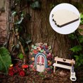 thumbnail image 2 of Precio reducido por tiempo limitado!Puertas de hadas para árboles, puerta de hadas en miniatura para exteriores, decoración de árboles, accesorios de jardín, 2 of 8