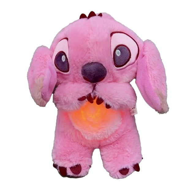 Muñeco Peluche Con Música Y Ligeros Regalo para Niñas (volumen Ajustable) Color Rosa