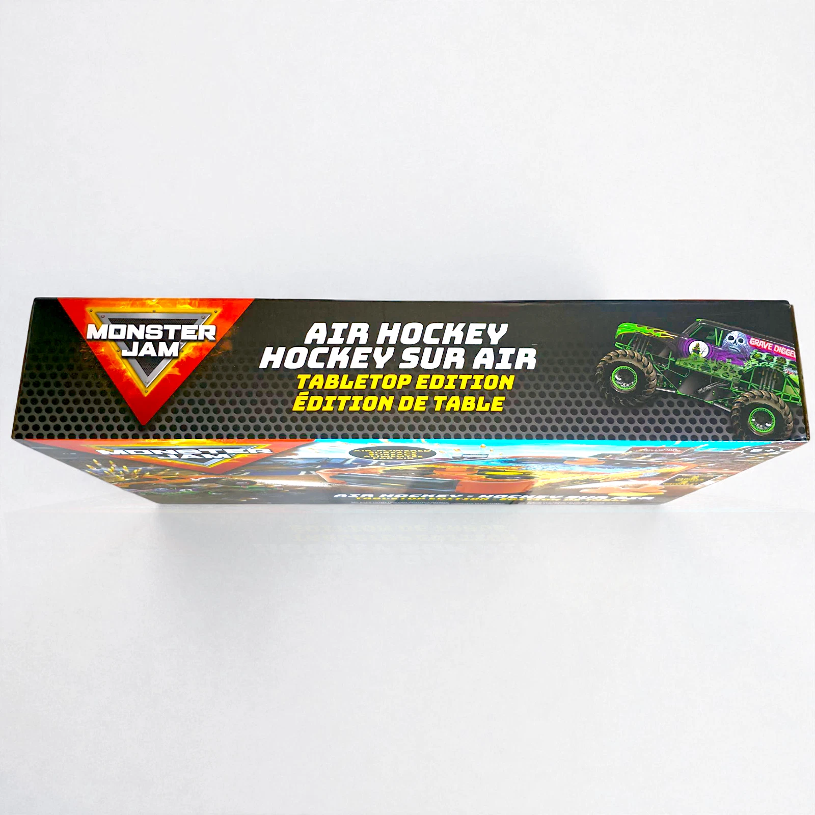 Monster Jam Wooden Electronic Tabletop Air Hockey Table