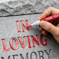 thumbnail image 5 of Marker Pen For Restoring Faded Inscriptions Stone touch Up Pen Strong Coverage Ideal For Lettering And Memorial Inscriptions 10ml, 5 of 5