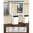thumbnail image 5 of 14000 BTU Portable Air Conditioner, 3-in-1 AC Unit with Cool, Dehumidifier & Fan Modes, Quiet Mobile AC with Sleep Mode & Oscillation, 64–90°F for Home & Office (Basic), 5 of 10