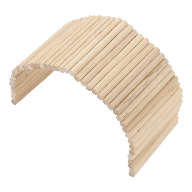 Pet Pet Hideout Puente de Madera Safle Flexible Túnel de Trepadora Para Mascotas para Conejos Conejillos de Indias Hempherters