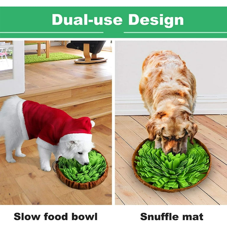 Snuffle Mat for Small Dogs | Paw Shaped with Interactive Sniff Feeding  Training Mat | Non-Slip and Stress Relief for All Breeds | Dog Mats W/Carry