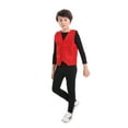 thumbnail image 3 of Toptie Kid Vest Volunteer Activity Waistcoat Party Costume Vests - RED, 3 of 8