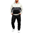 thumbnail image 4 of Track Suits Mens 2 Pieces Set Hoodie Pullover Sweatshirts for Men With Pockets And Joggers Sweatpants, 4 of 4