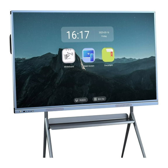 BELNET 55" Conference Smart Interactive Board IR Touch Wireless Projection for Stock Exchanges, Classroom and Office(Include Wall Mount)