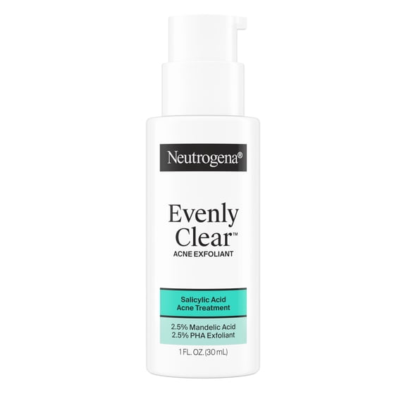 Neutrogena Evenly Clear Acne Exfoliant, Salicylic Acid, 1 fl. oz